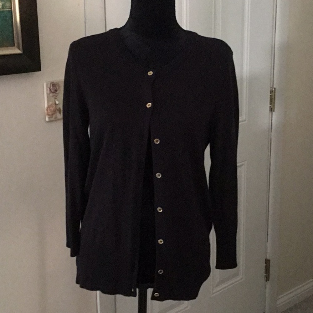 NWT Jone New York Black Cardigan
